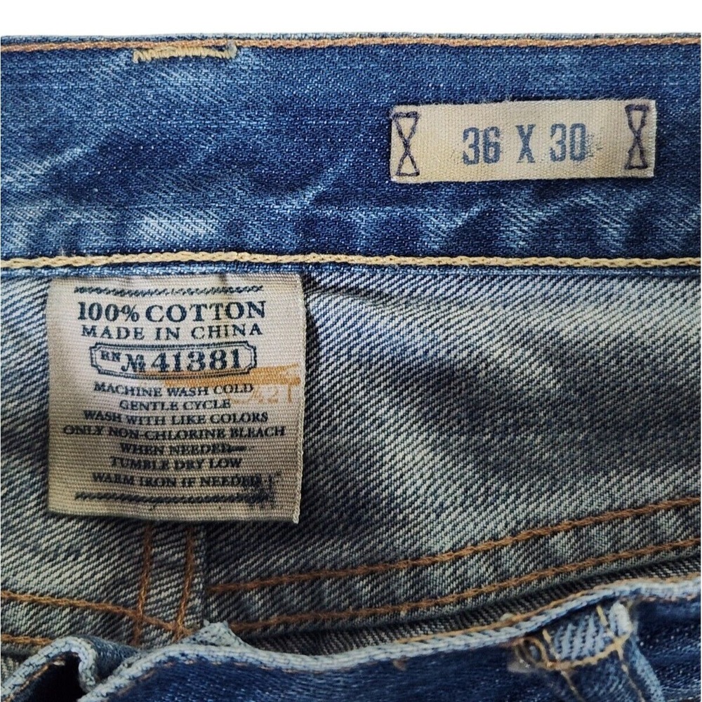 Polo Ralph Lauren 867 Jeans Men's 36x30* (37x29) Blue Denim Classic Straight - Picture 5 of 14